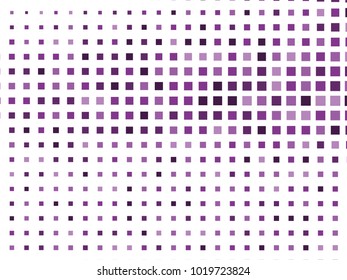 Abstract geometric pattern with small squares. Design element for web banners, posters, cards, wallpapers, backdrops, panels Violet, purple color Vector illustration Grunge halftone background. 