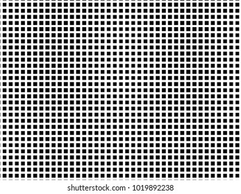 Abstract geometric pattern with small squares. Design element for web banners, posters, cards, wallpapers, backdrops, panels Black and white color Vector illustration Grunge halftone background. 