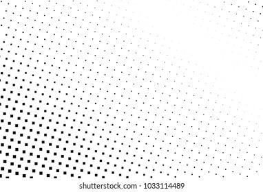 Abstract geometric pattern with small squares. Design element for web banners, posters, cards, wallpapers, backdrops, panels Black and white color Vector illustration