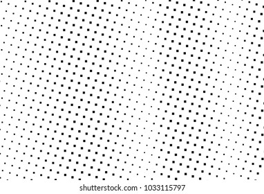 Abstract geometric pattern with small squares. Design element for web banners, posters, cards, wallpapers, backdrops, panels Black and white color Vector illustration