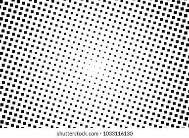 Abstract geometric pattern with small squares. Design element for web banners, posters, cards, wallpapers, backdrops, panels Black and white color Vector illustration