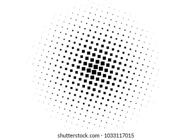 Abstract geometric pattern with small squares. Design element for web banners, posters, cards, wallpapers, backdrops, panels Black and white color Vector illustration