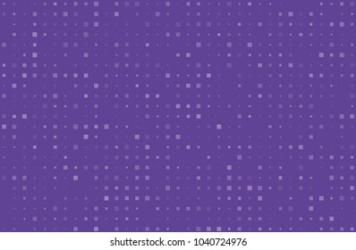 Abstract geometric pattern with small squares different size, scale. Design element for web banners, posters, cards, wallpapers, backdrops, panels. Violet, purple color Vector illustration