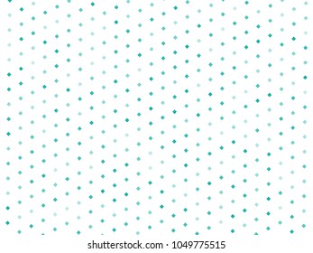 Abstract geometric pattern with small squares. Design element for web banners, posters, cards, wallpapers, backdrops, panels Different shades of green on white color Vector illustration