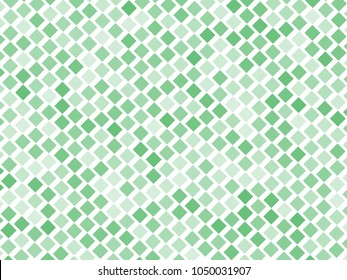 Abstract geometric pattern with small squares. Design element for web banners, posters, cards, wallpapers, backdrops, panels Different shades of green color Vector illustration