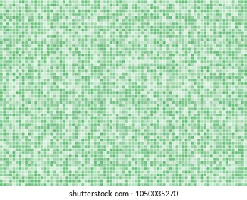 Abstract geometric pattern with small squares. Design element for web banners, posters, cards, wallpapers, backdrops, panels Different shades of green color Vector illustration