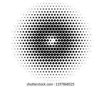 Abstract geometric pattern with small squares. Design element for web banners, posters, cards, wallpapers, backdrops, panels Black and white color Vector illustration