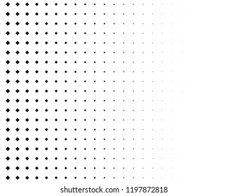 Abstract geometric pattern with small squares. Design element for web banners, posters, cards, wallpapers, backdrops, panels Black and white color Vector illustration