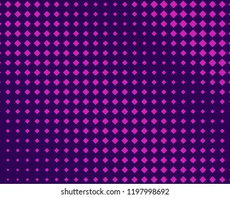 Abstract geometric pattern with small squares. Design element for web banners, posters, cards, wallpapers, backdrops, panels Pink-violet color Vector illustration