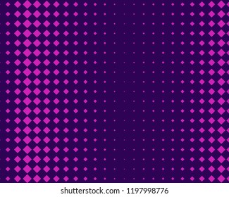 Abstract geometric pattern with small squares. Design element for web banners, posters, cards, wallpapers, backdrops, panels Pink-violet color Vector illustration