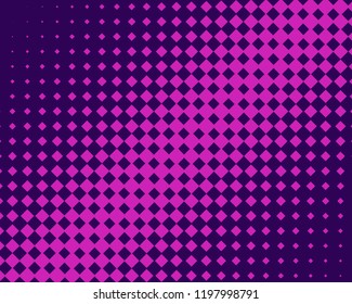 Abstract geometric pattern with small squares. Design element for web banners, posters, cards, wallpapers, backdrops, panels Pink-violet color Vector illustration