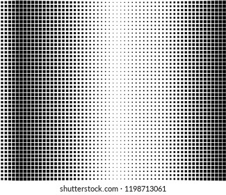 Abstract geometric pattern with small squares. Design element for web banners, posters, cards, wallpapers, backdrops, panels Black and white color Vector illustration