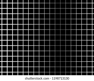 Abstract geometric pattern with small squares. Design element for web banners, posters, cards, wallpapers, backdrops, panels Black and white color Vector illustration