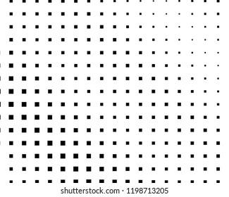 Abstract geometric pattern with small squares. Design element for web banners, posters, cards, wallpapers, backdrops, panels Black and white color Vector illustration