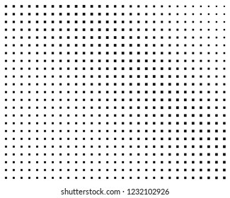 Abstract geometric pattern with small squares. Design element for web banners, posters, cards, wallpapers, backdrops, panels Black and white color Vector illustration