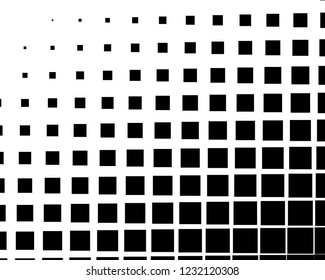 Abstract geometric pattern with small squares. Design element for web banners, posters, cards, wallpapers, backdrops, panels Black and white color Vector illustration