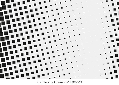 Abstract geometric pattern with small squares. Design element for web banners, posters, cards, wallpapers, backdrops, panels Black and grey color Vector illustration