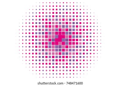 Abstract geometric pattern and small squares like ceramic tile  Design element for web banners  posters  backgrounds  cards  wallpapers  backdrops  panels Pink  purple color Vector illustration