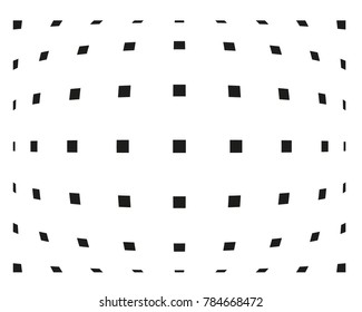 Abstract geometric pattern with small squares. Design element for web banners, posters, cards, wallpapers, backdrops, panels Black and white Vector illustration