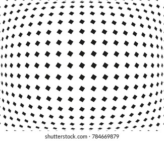 Abstract geometric pattern with small squares. Design element for web banners, posters, cards, wallpapers, backdrops, panels Black and white Vector illustration