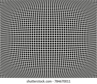 Abstract geometric pattern with small squares. Design element for web banners, posters, cards, wallpapers, backdrops, panels Black and white Vector illustration