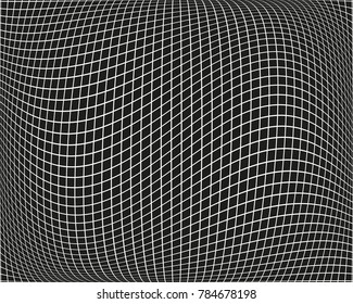 Abstract geometric pattern with small squares. Design element for web banners, posters, cards, wallpapers, backdrops, panels Black and white Vector illustration