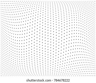 Abstract geometric pattern with small squares. Design element for web banners, posters, cards, wallpapers, backdrops, panels Black and white Vector illustration