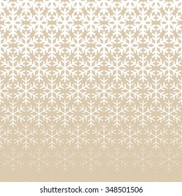 Abstract geometric pattern with snowflakes Repeating seamless vector background.
