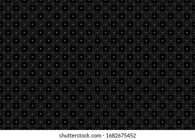 Abstract geometric pattern with square line art, seamless vector good for background, fabric print and other uses.