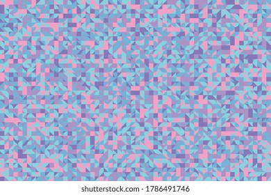 Abstract geometric pattern with square, triangular and round elements. Vector multicolor background eps10