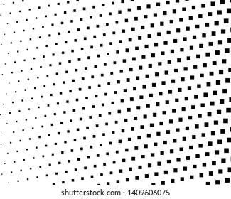 Abstract geometric pattern with  squares.  Black and white color Vector illustration