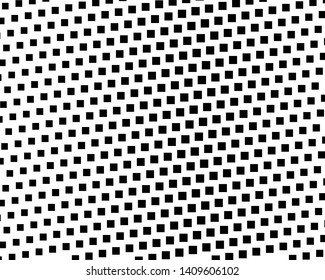 Abstract geometric pattern with  squares.  Black and white color Vector illustration