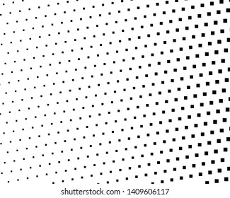 Abstract geometric pattern with  squares.  Black and white color Vector illustration