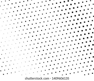 Abstract geometric pattern with  squares.  Black and white color Vector illustration