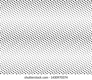 Abstract geometric pattern with squares. Design element for web banners, posters, cards, wallpapers, backdrops, panels Black and white color Vector illustration