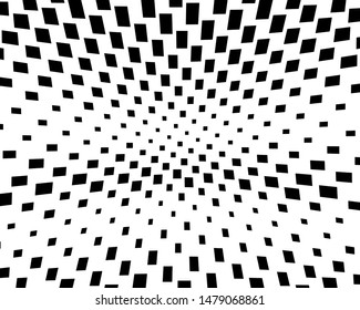 
Abstract geometric pattern with  squares. Design element for web banners, posters, cards, wallpapers, backdrops, panels Black and white color Vector illustration
