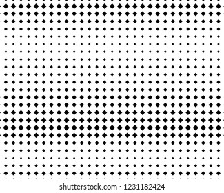 Abstract geometric pattern with squares of different scales. Design element for web banners, posters, cards, wallpapers, backdrops, panels Black and white color Vector illustration