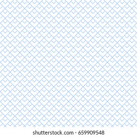 Abstract geometric pattern with squares, lines. A seamless vector background. Blue and white texture.