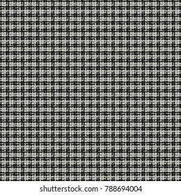 Abstract geometric pattern with squares, lines. A seamless vector background. Black and white graphic pattern