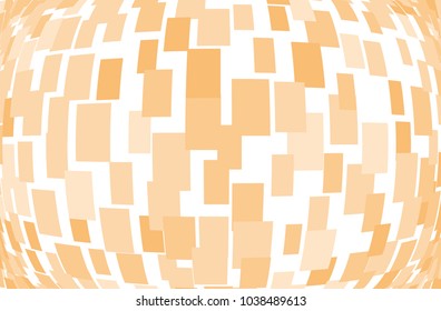 Abstract geometric pattern with squares, rectangles. Design element for web banners, posters, cards, wallpapers, backdrops, panels Orange color Vector illustration