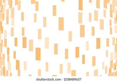 Abstract geometric pattern with squares, rectangles. Design element for web banners, posters, cards, wallpapers, backdrops, panels Orange color Vector illustration