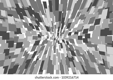 Abstract geometric pattern with squares, rectangles. Design element for web banners, posters, cards, wallpapers, backdrops, panels Gray, black color Vector illustration