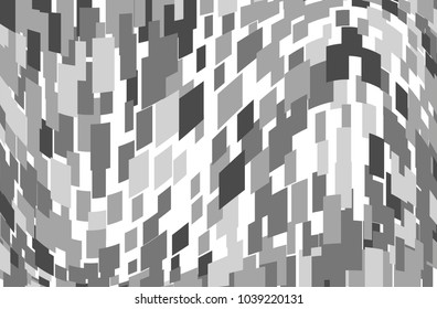 Abstract geometric pattern with squares, rectangles. Design element for web banners, posters, cards, wallpapers, backdrops, panels Gray, black color Vector illustration