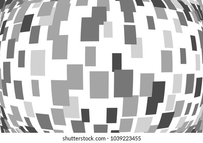 Abstract geometric pattern with squares, rectangles. Design element for web banners, posters, cards, wallpapers, backdrops, panels Gray, black color Vector illustration