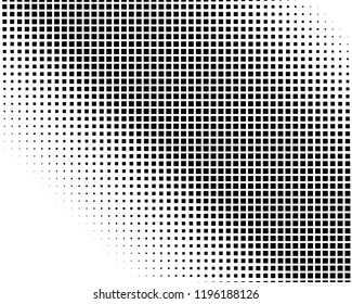Abstract geometric pattern with squares of the same scale. Design element for web banners, posters, cards, wallpapers, backdrops, panels Black and white color Vector illustration