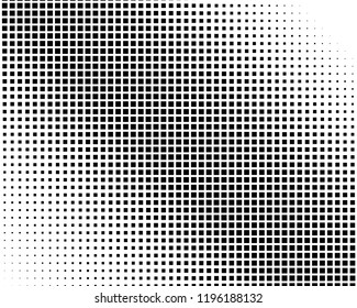 Abstract geometric pattern with squares of the same scale. Design element for web banners, posters, cards, wallpapers, backdrops, panels Black and white color Vector illustration