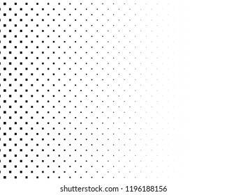 Abstract geometric pattern with squares of the same scale. Design element for web banners, posters, cards, wallpapers, backdrops, panels Black and white color Vector illustration
