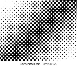 Abstract geometric pattern with squares of the same scale. Design element for web banners, posters, cards, wallpapers, backdrops, panels Black and white color Vector illustration