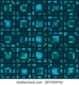 Abstract geometric pattern of squares. Seamless mosaic and tile. Vector illustration