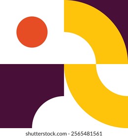Abstract Geometric Pattern Stickers Illustration